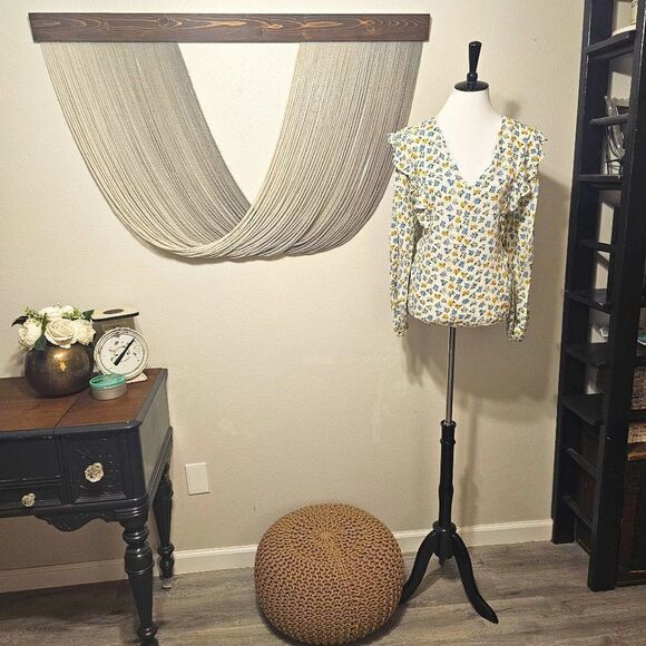Popsugar Floral Ruffle Blouse Sz XL - Picture 1 of 4